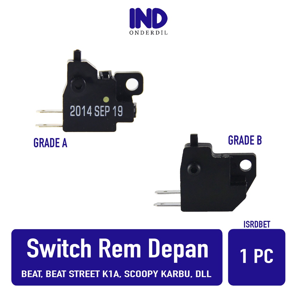Switch/Swit/Sensor Rem Depan/Kanan Beat Karbu/FI/Sporty/ESP/Pop/Street/Vario 110/125/CBS/LED/Scoopy