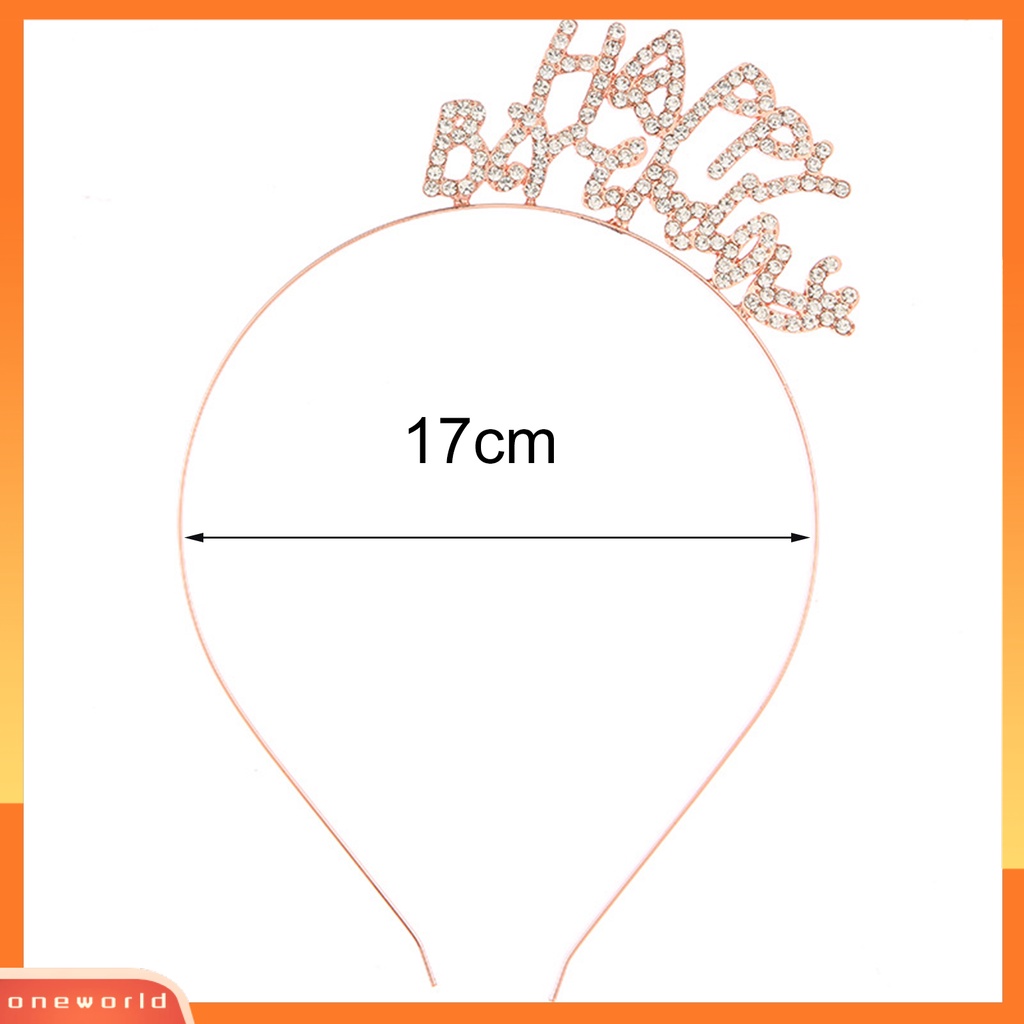 |Onewo Dress Mini Lengan Pendek Untuk Wanita| Bando Mahkota Aksen Glitter Bahan Alloy Anti Karat Tahan Lama Untuk Anak Perempuan