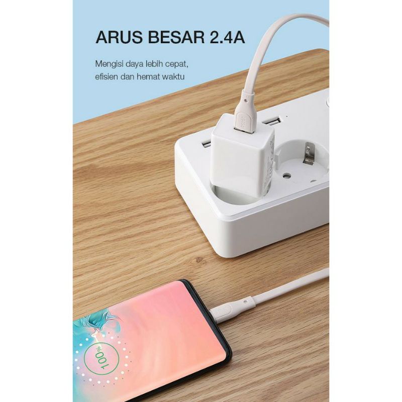 KABEL DATA FAST CHARGING/CHARGER KABEL ROBOT KABEL DATA USB TYPE C MICRO USB IPHONE