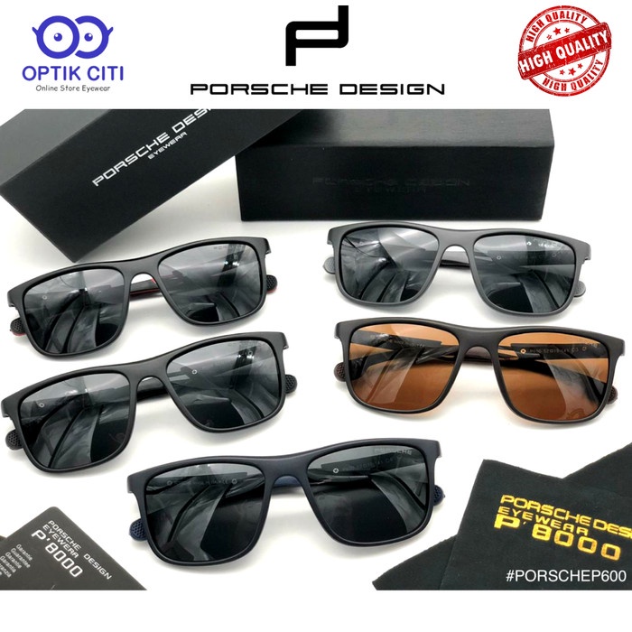 kacamata hitam pria porsche design bisa ganti lensa minus grade ori