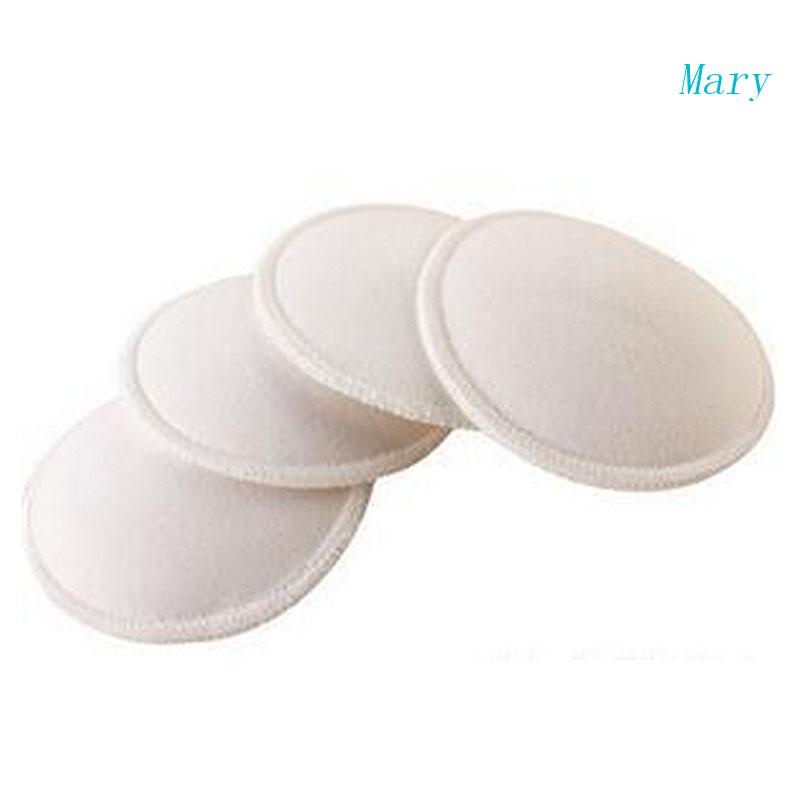 Mary 4pcs Pad / Bantalan Penyerap Asi Anti Bocor Bahan Breathable Untuk Ibu Menyusui