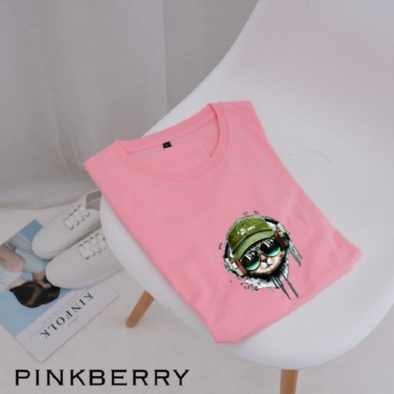 KAOS PRIA DEWASA MOTIF KUCING GAUL UKURANS M L XL XXL XXXL