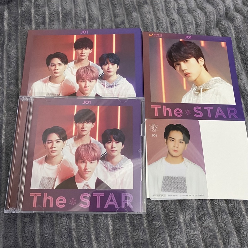 JO1 Album The Star Red CD + DVD Kimata Syoya Mamehara Issei set