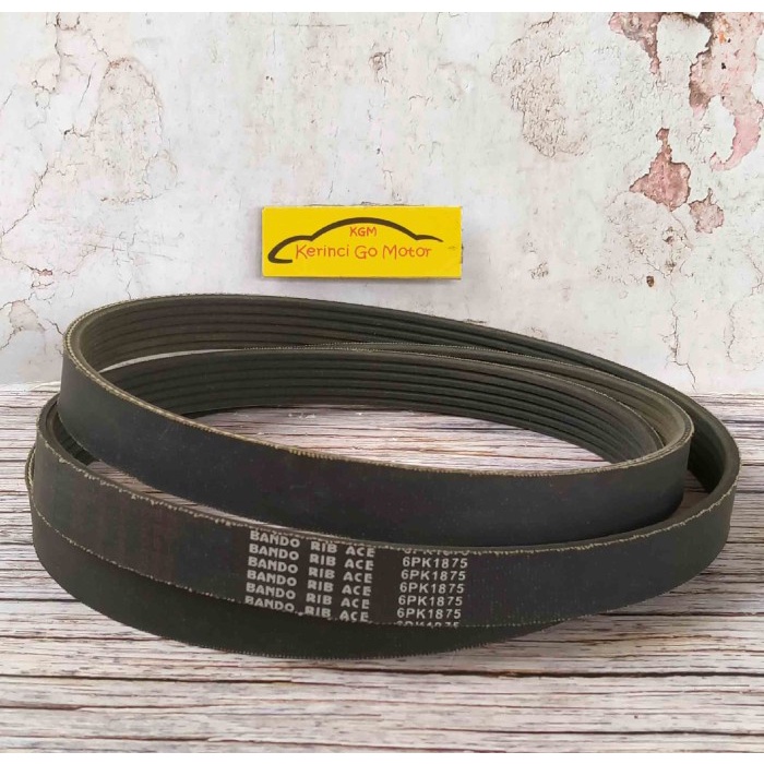 BANDO VAN BELT 6PK 1875 RIB BELT TALI KIPAS 6PK-1875 FAN BELT ALUR