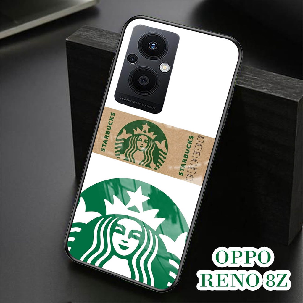 Softcase Glass Kaca OPPO RENO 8Z - Casing HP OPPO RENO 8Z [ S71 ].