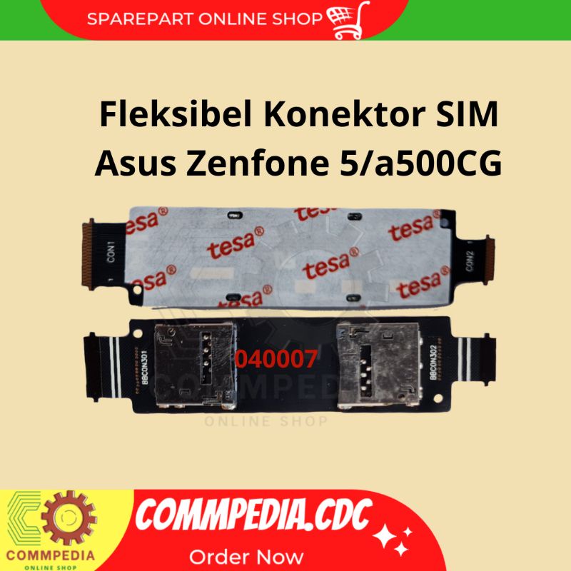 Fleksibel Konektor Simcard Asus Zenfone 5