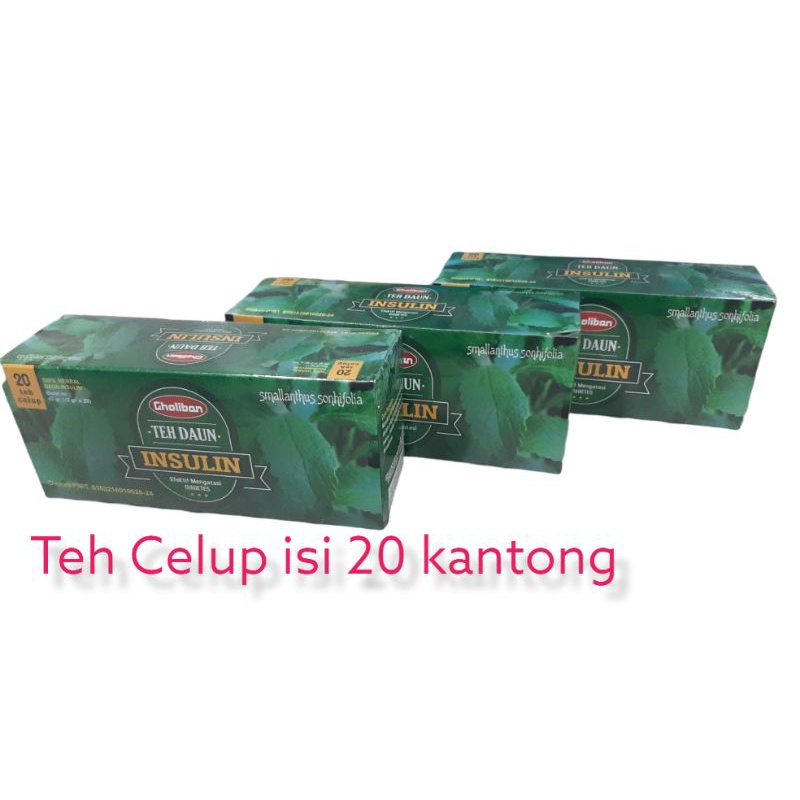 

TEH CELUP DAUN INSULIN GHOLIBAN / TEH HERBAL DIABETES KENCING MANIS