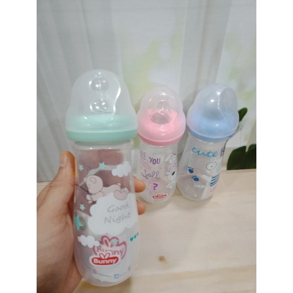 Botol Susu Bunny Karakter Lucu BPA Free 250/125Ml DB 2410