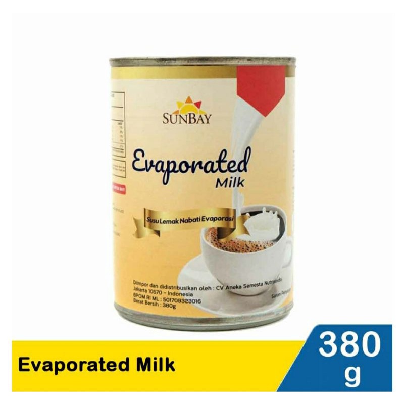 Sunbay Evaporated Milk 380g