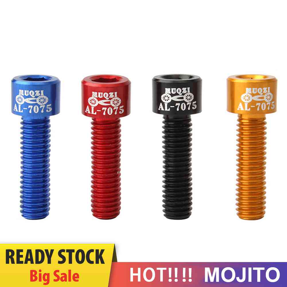 Muqzi 4pcs Sekrup M5x18mm Untuk Stang Sepeda MTB