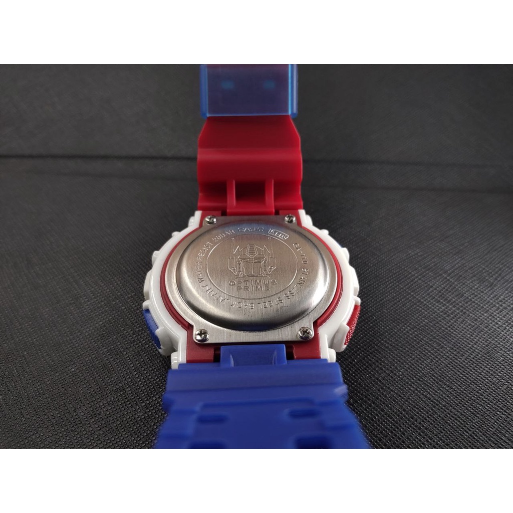 G-SHOCK TRANSFORMER LIMITED EDITION GA-110 GA110 OPTIMUS PRIME AUTOLIGHT