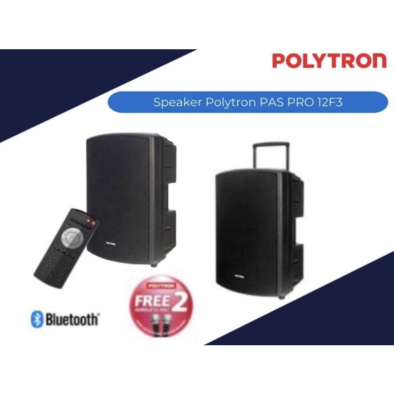 Jual Polytron Speaker Active Portable PAS PRO 12F3 12F3 PRO12F3