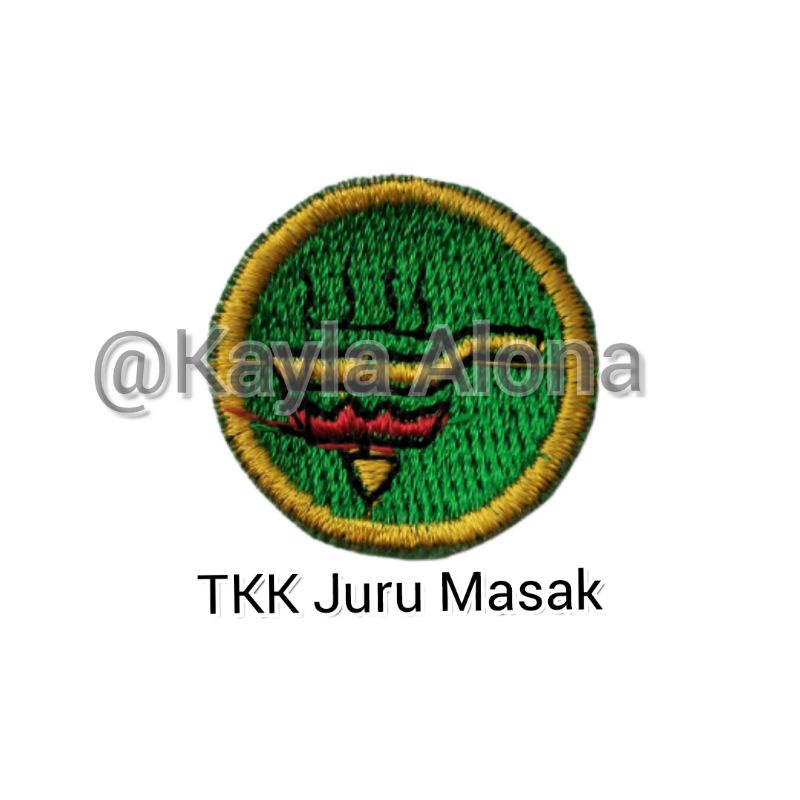 BET / BADGE TKK WAJIB PURWA PENEGAK ( 1 PAKET = ISI 10 TKK WAJIB )