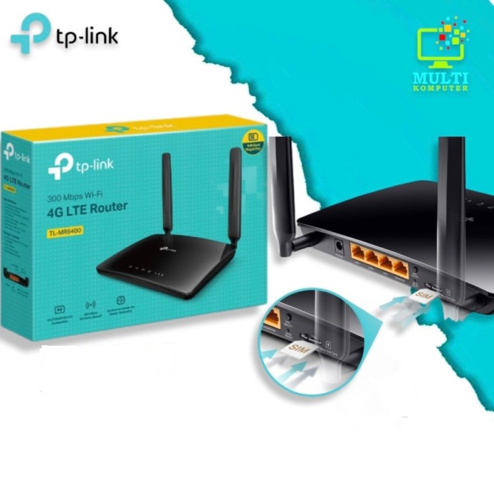 Tp-Link Sim Card Gsm 3G/4G Router - Tplink Tl-Mr6400