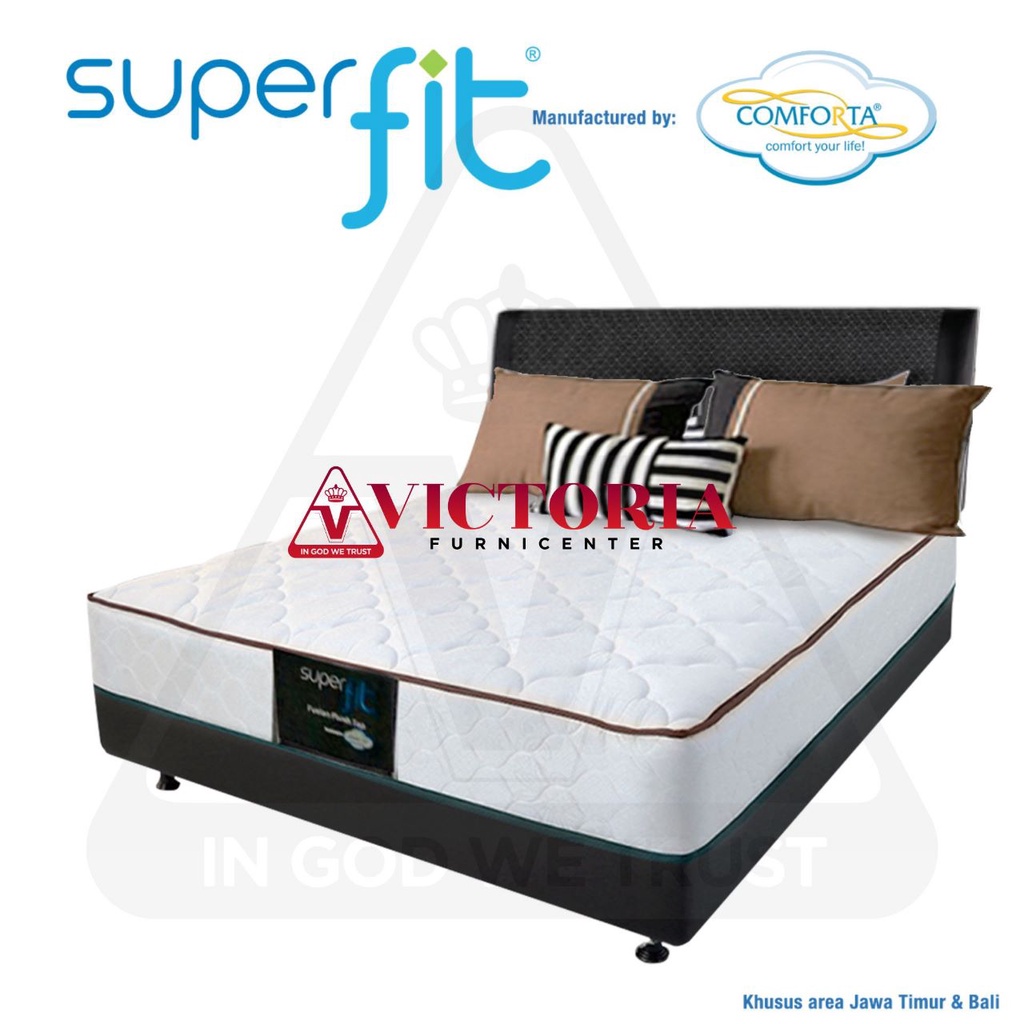 SuperFit by Comforta  Fusion  Fullset Full Set 180 x 200  180x200  Kasur Spring Bed Springbed Termur