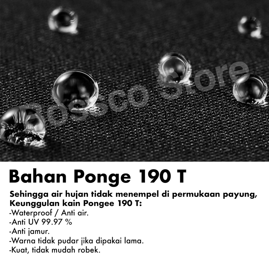 Bossco Payung Besar Jumbo Golf Otomatis Kualitas Export Jepang Payung Golf Otomatis premium payung mobil payung jumbo bahan fiberglass jari fiber payung besar murah payung golf besar payung anti UV protection golf umbrella rangka fiber