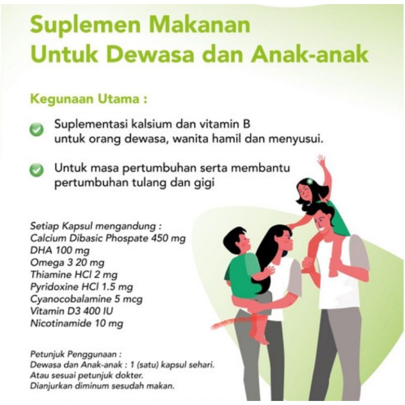 CALCIMEGA DHA Per Strip Vitamin Hamil Menyusui