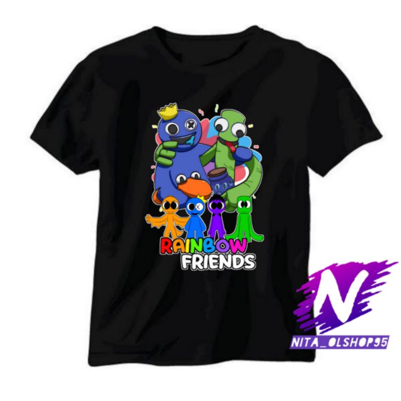 rainbow friends baju anak rainbow friends kaos anak rainbow friends