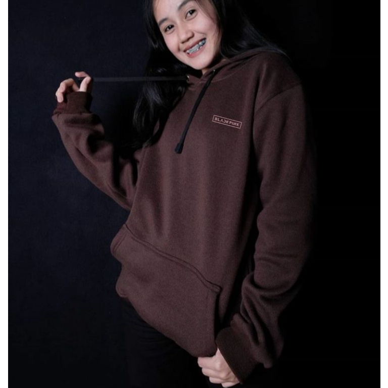 S - XXXXXL (6XL) Hoodie B0RN PINK Bigsize KPop Korean Style Brown Black Hitam Abu Tua Cute Oversize Fleece Premium