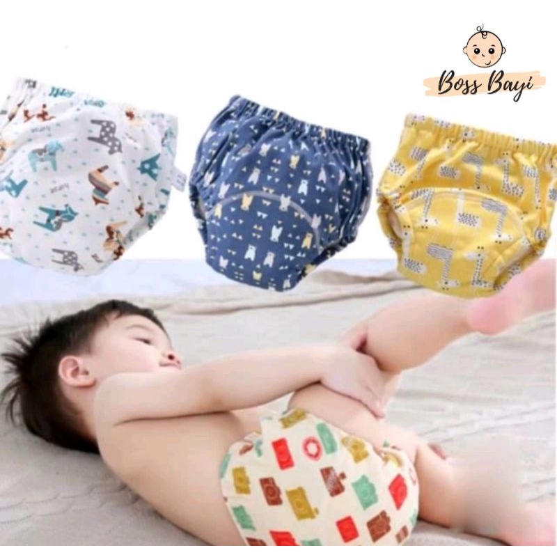 BOSS BAYI - Training Pants Anak Import / Potty Pants / Celana Dalam untuk Toilet Training