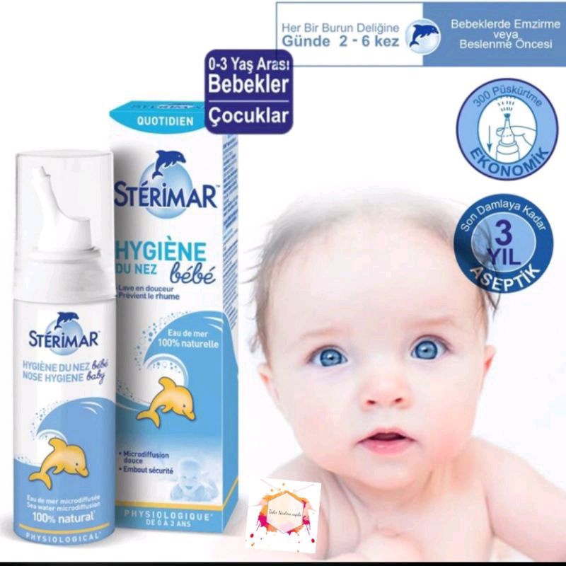 Sterimar Baby Nose Hygiene 50ml Spray Pelega dan Pembersih Ingus Bayi