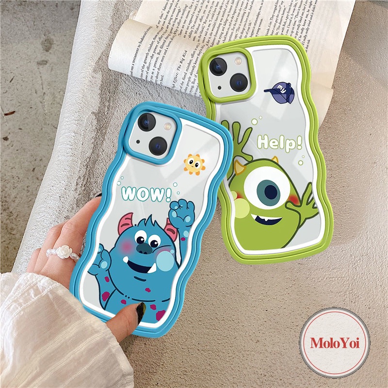 Soft Case TPU Motif Monster University Untuk IPhone 11 12 13 Pro MAX 7 8 Plus XR 6 6s Plus 14 Plus 14 Pro MAX X XS MAX SE 2020