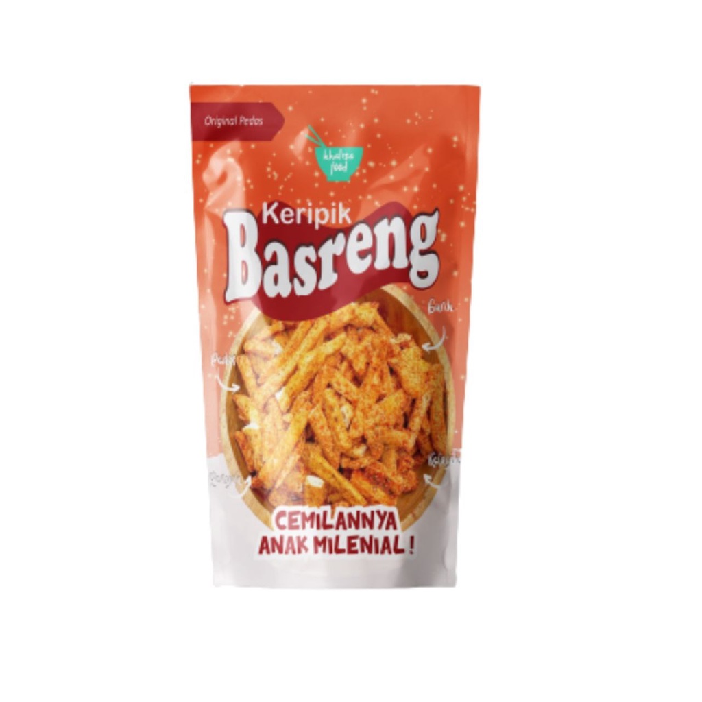 

Khalisa Food - Keripik Basreng Baso Goreng Rasa Pedas Daun Jeruk 100gram