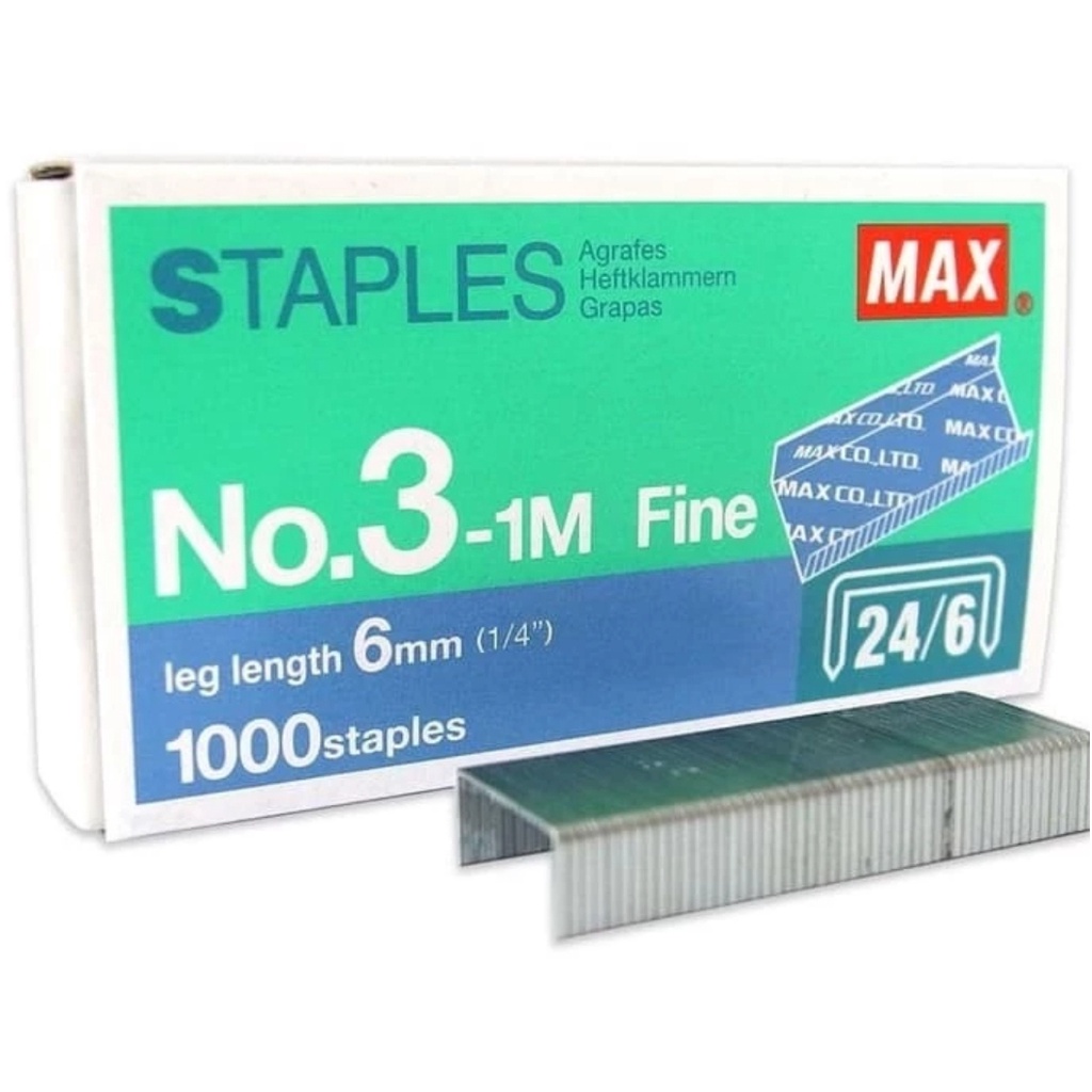 

Isi Staples MAX No.3-1M No.3 - 1 M Stapler