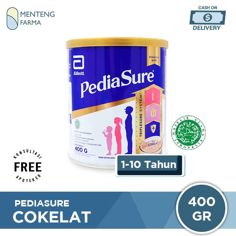 Pediasure Cokelat 400 Gram - Susu Pendukung Nutrisi Pertumbuhan Anak