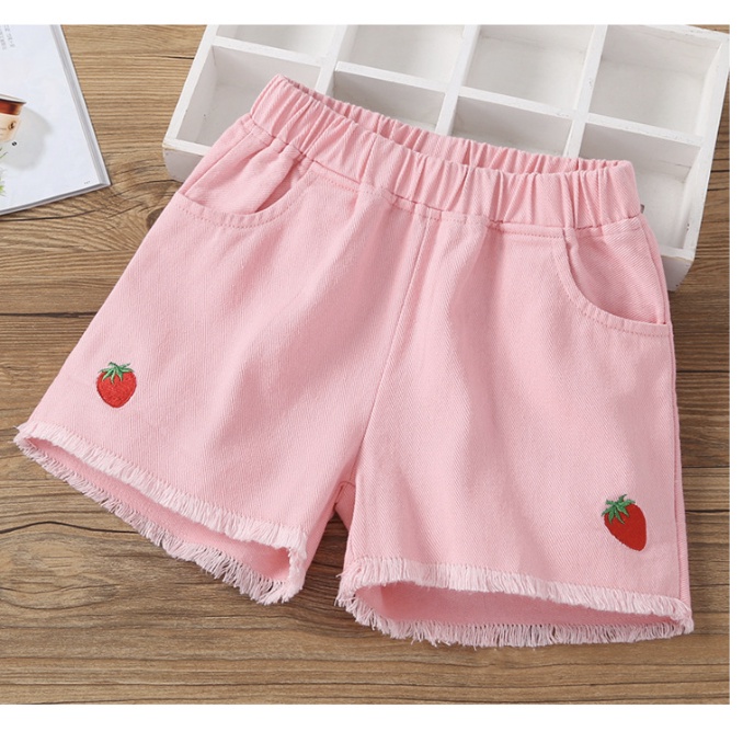 babyfit [3-8thn] STOBERIED celana jeans pendek hotpants anak perempuan import jx-0116r