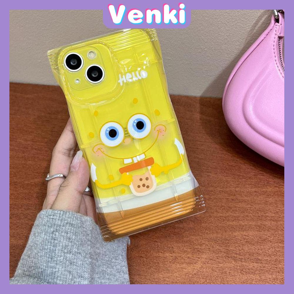 Case For iPhone 14 Pro Max Soft TPU Clear Case Snack Case Cartoon Cute Camera Protection Airbag Shockproof For iPhone 14 13 12 11 Plus Pro Max 7 Plus X XR