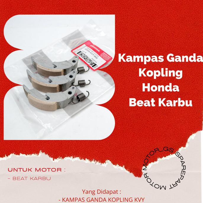 Kampas Ganda - Kampas Kopling Original Premium Beat Karbu Kvy