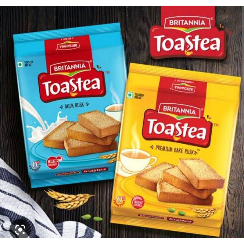 

Toastea Rusk Britannia / Roti Bagelen Gandum India / Wheat Biscuit