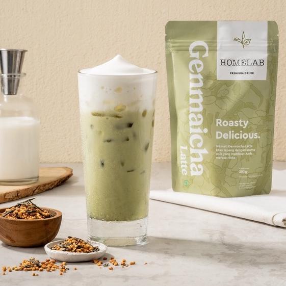 

✨ Bubuk Minuman GENMAICHA LATTE - Premium Drink Powder 200g !!!