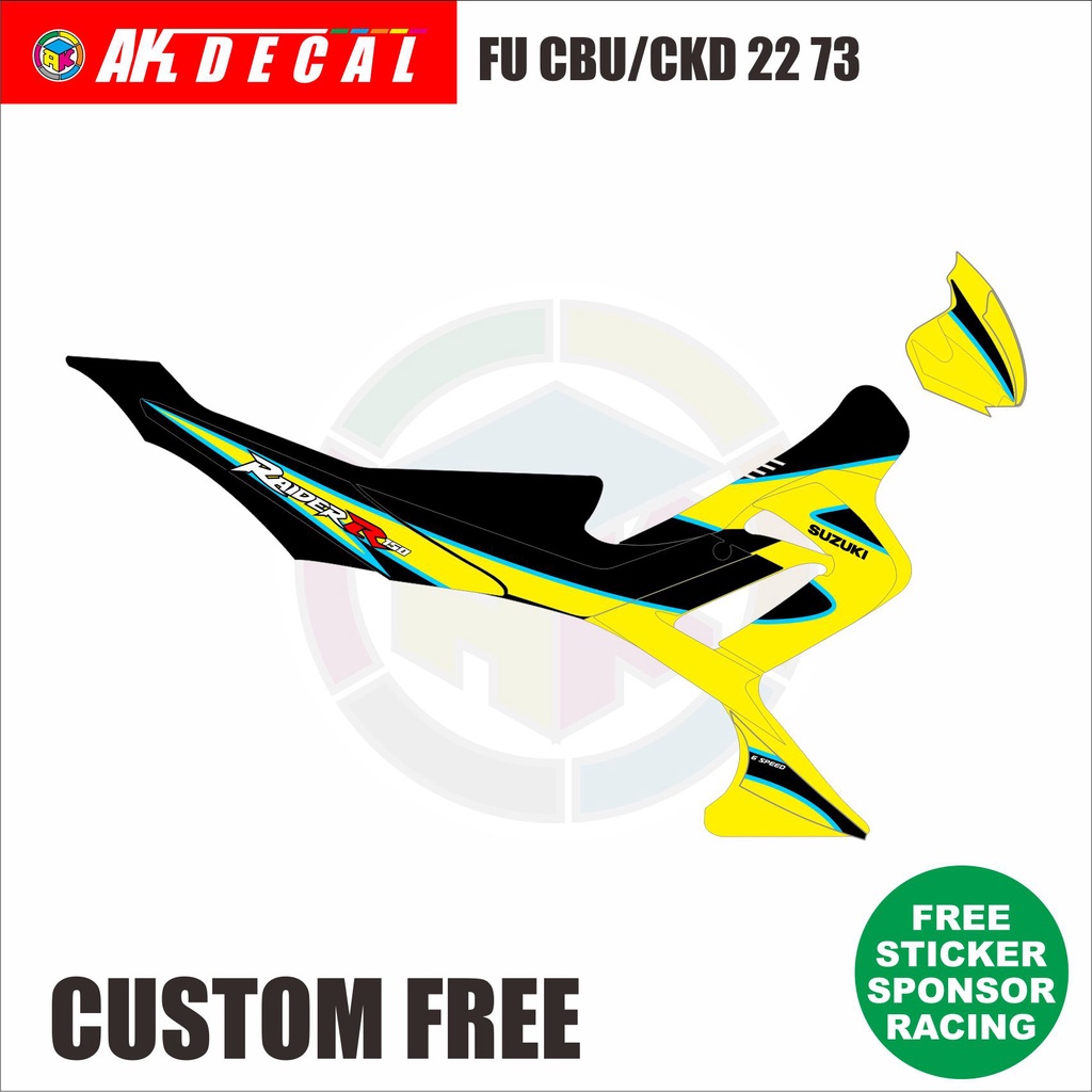 STRIPING LIVERY SATRIA FU 150 CBU/CKD CUSTOM 2273