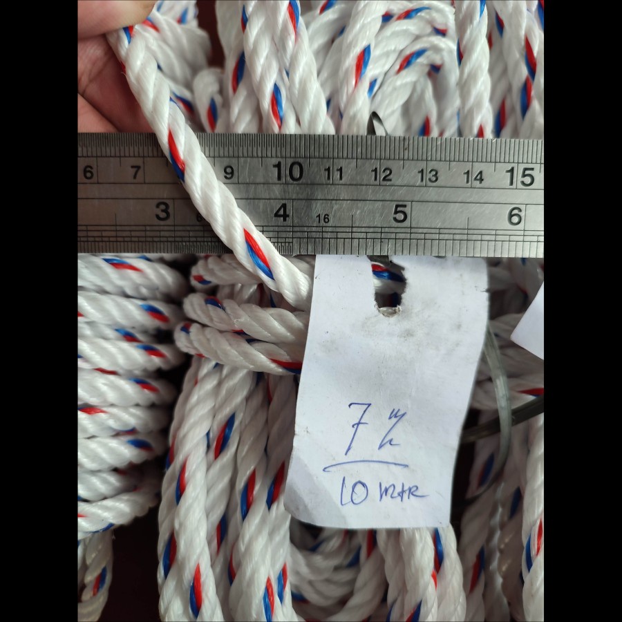 

TALI 7MM PPD (ECERAN MURAH) TALI IKAT MOBIL / TAMBANG LOSBAK / TALI TRUK / TALI JEMURAN / TAMBANG PROYEK / TAMPAR 7MM