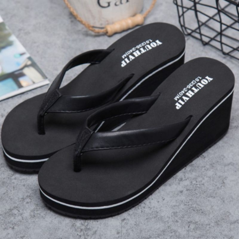 CTS Sandal Jepit Wanita Wedges lis Aurel