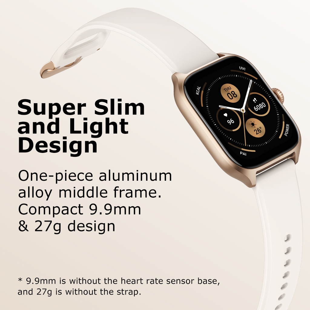 Amazfit GTS 4 Smart Watch for Men and Women, Dual-Band GPS, Alexa Built-in, Bluetooth Calls, 150 Sports Modes, Heart Rate SPO₂ Monitor, 1.75”AMOLED Display, Health Fitness Watch for Android iPhone