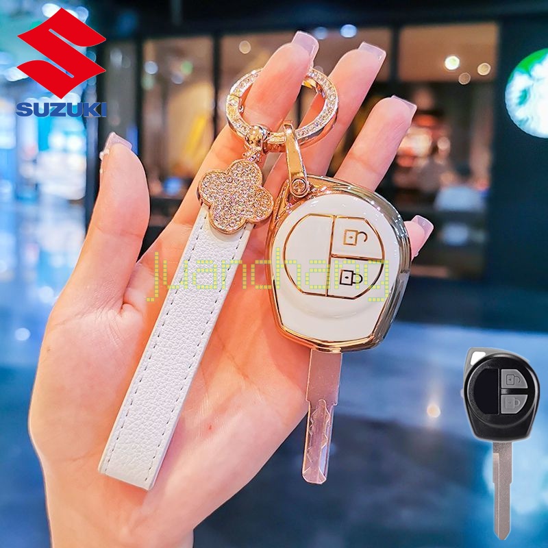 Casing Kunci Mobil 2 Tombol Bahan TPU Untuk SUZUKI ERTIGA Lama Swift Grand Liana SX4 ALTO Ertiga apv Ignis Xover Vitara