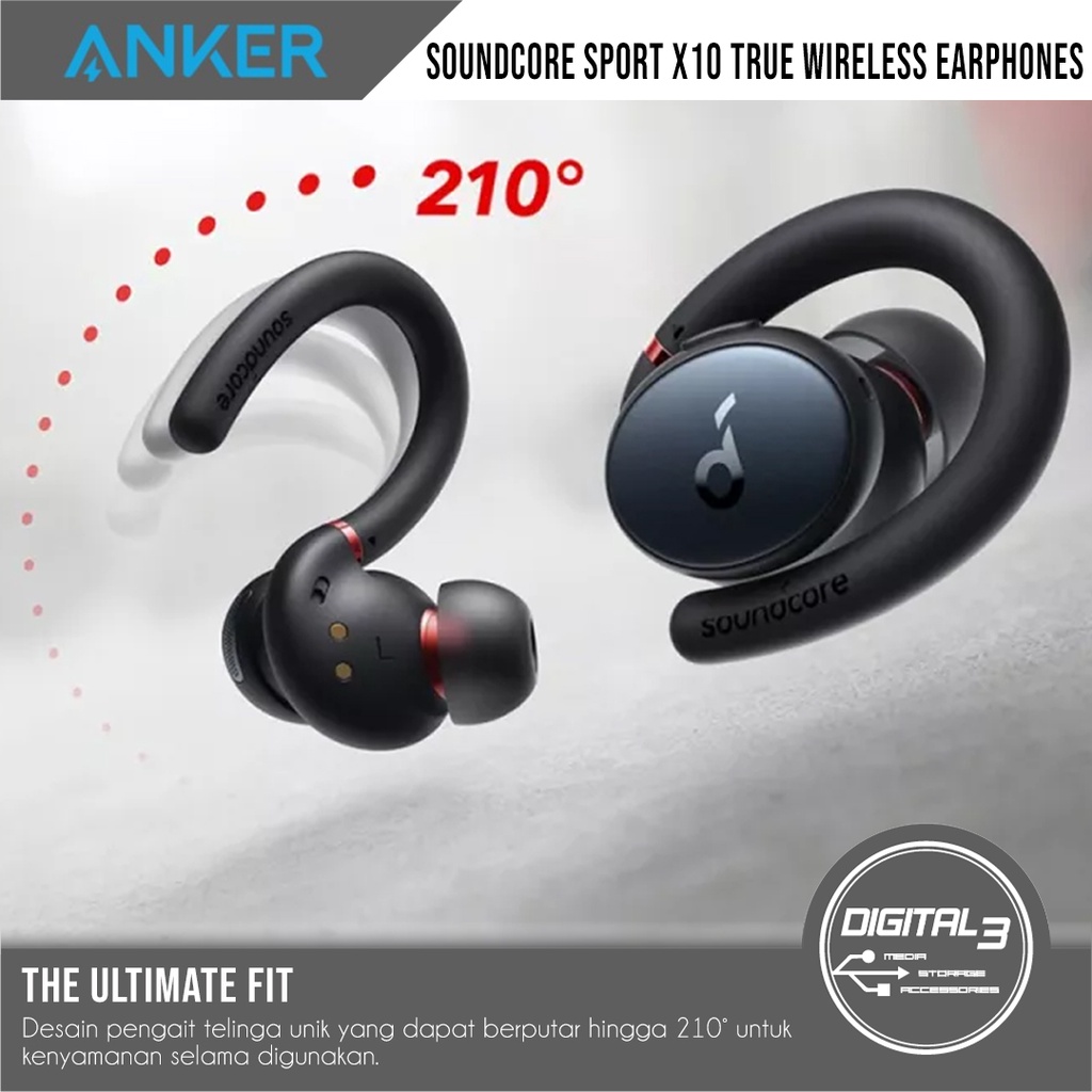 Anker Soundcore Sport X10 Bluetooth Wireless Earphone IPX7 TWS A3961