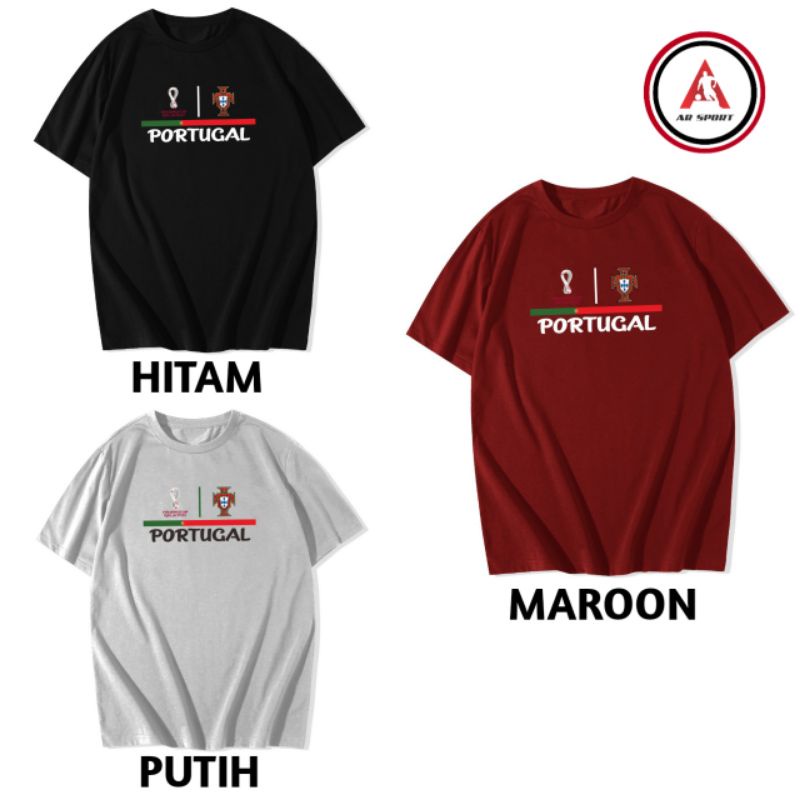 Tshirt Piala Dunia 2022 Portugal