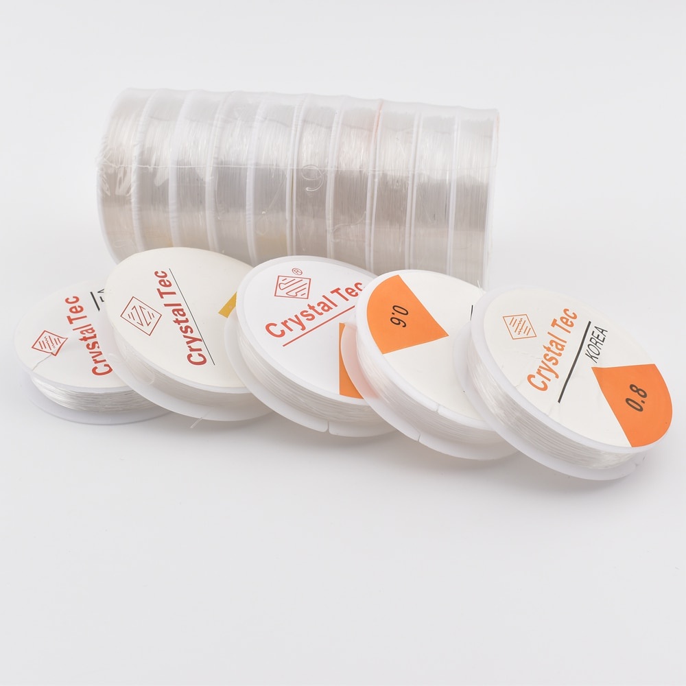 Senar Elastis Buat Gelang / Benang Karet / Senar Crystal Tec