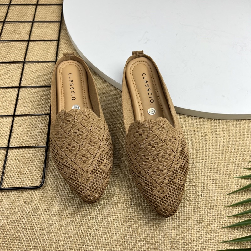 MARASYAFFA - SEPATU FLAT RAJUT WANITA SF 57