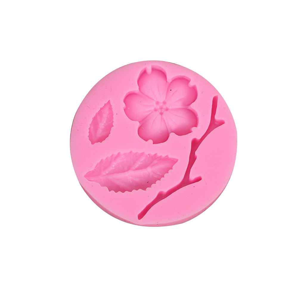 Handmade Soap Mold Peach Blossom Cetakan Kue Roti Mousse Jelly Coklat