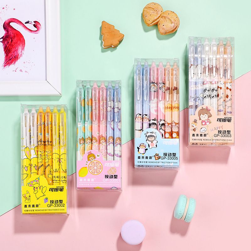 1pc Pulpen Cartoon bisa di hapus Eraseable Pen Gel - ST027