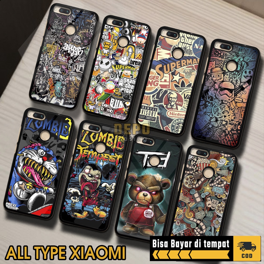 Case Redmi 5X MI A1  Casing Xiaomi Redmi 5X MI A1 Depo Casing [GRFY] Case Glossy Case Aesthetic Cust