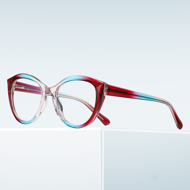 Kacamata Optik Gradasi Warna-Warni TR90 Anti Blue Light