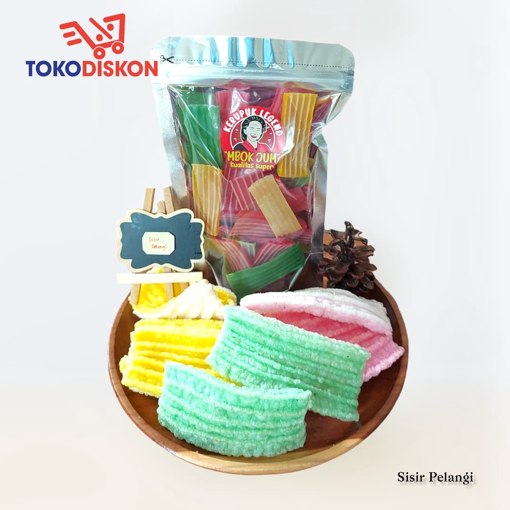 

Kerupuk Mentah Sisir Bawang Pelangi Kualitas Premium