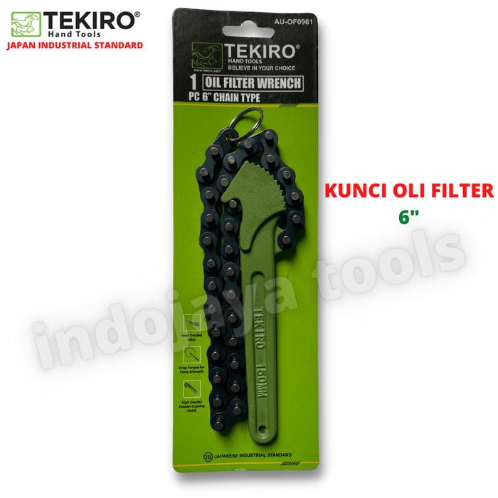 Kunci Pembuka Filter Oli / Alat Pelepas Filter Oli - Rantai 6" TEKIRO