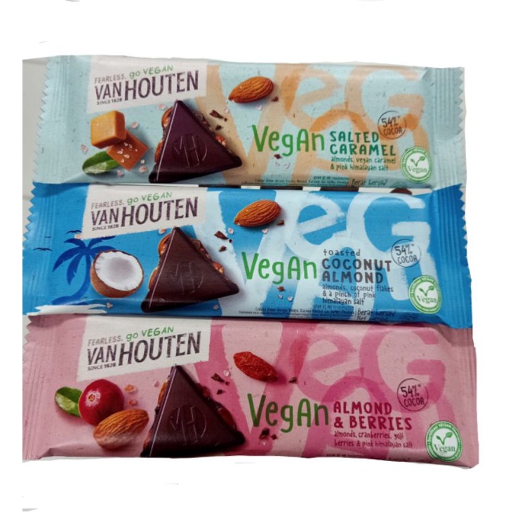 

Coklat Van Houten Fearless Go Vegan 45gr